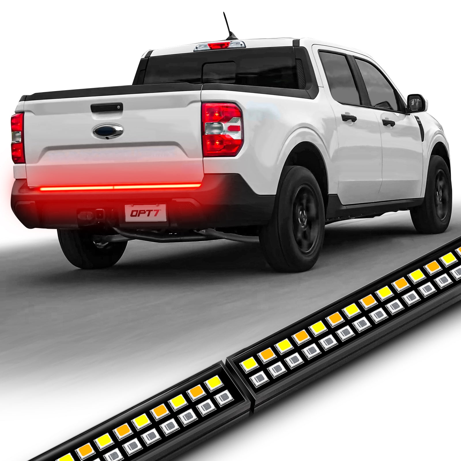 thumbnail image 2 of 12V Double Row LED Tailgate Light Bar – Truck Reverse Brake Turn Signal Strip, IP68 2 of 5