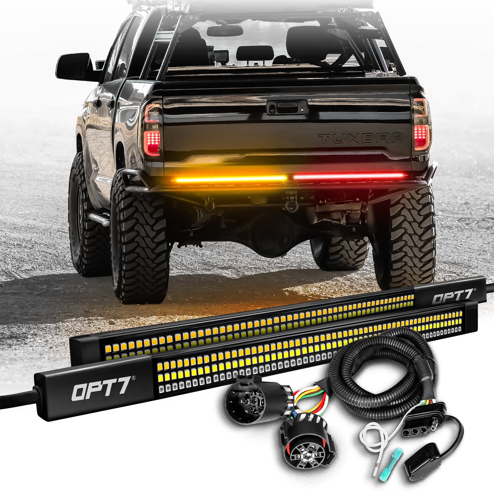 2007-2021 Toyota Tundra LED Tailgate Light Bar Bundle with 7-Pin