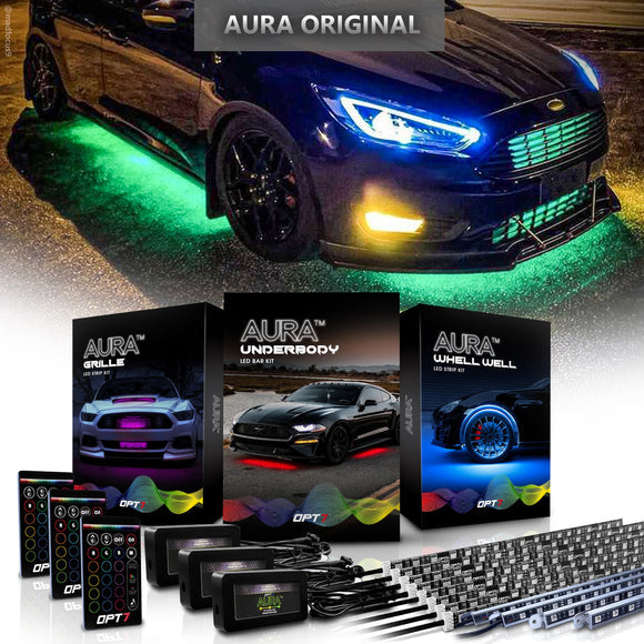 Aura Wheel Well + Grill + Underglow Bundle Packages Aura Original Remote Controlled