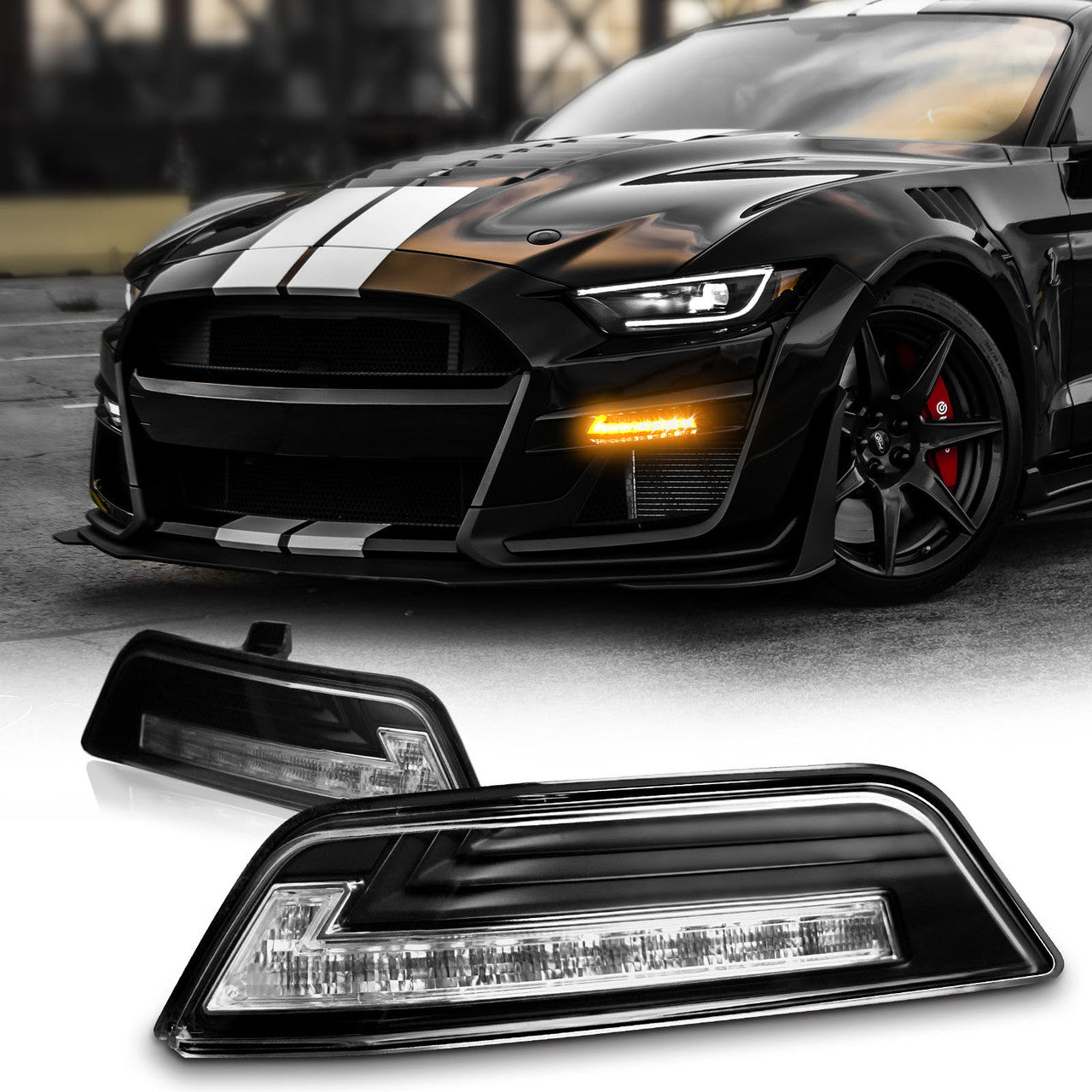 2015-17 Mustang Front Turn Signal Tint Kit (Non-Shelby GT350R/GT 350) —  Luxe Auto Concepts