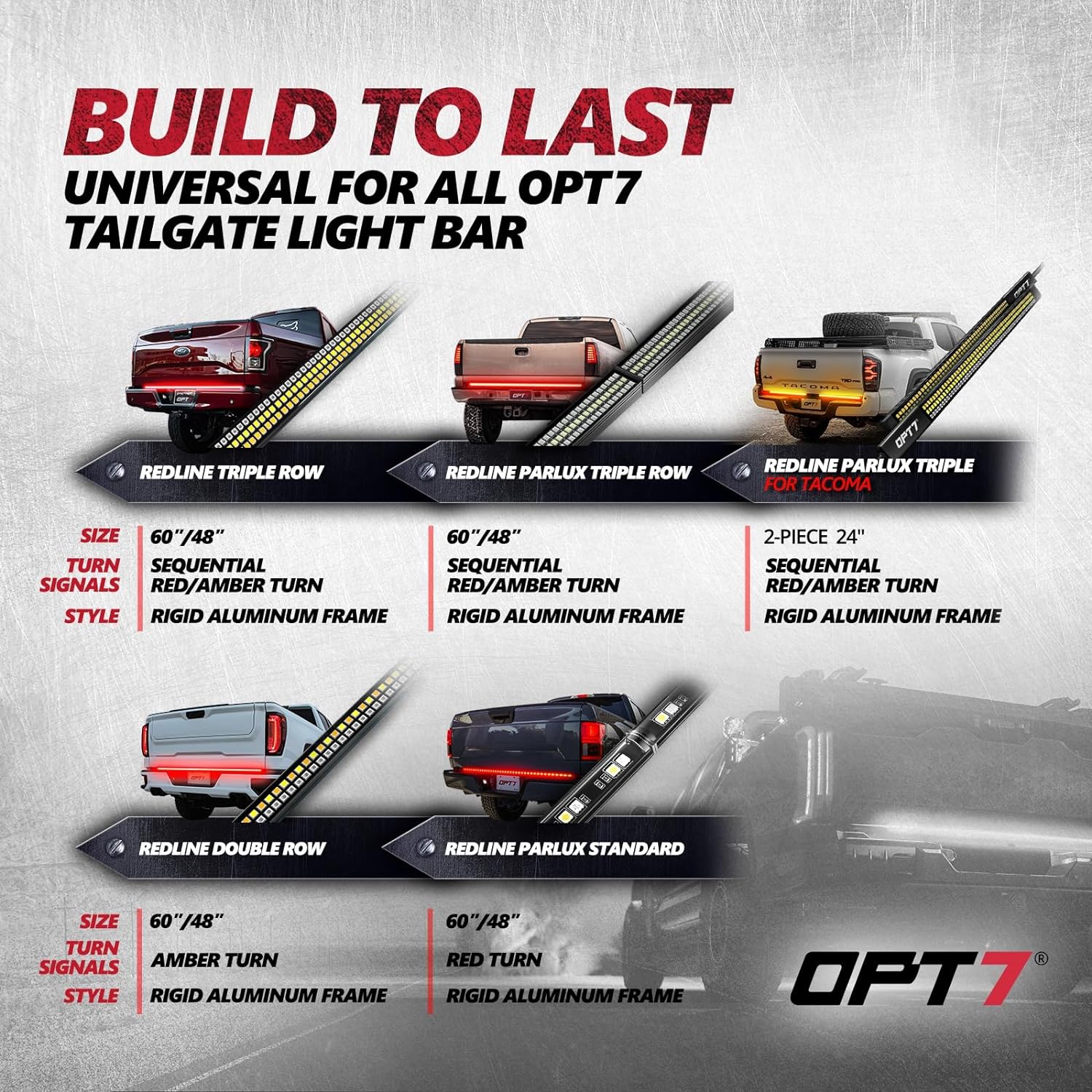 OPT7 Redline Dual 7Pin Splitter with Reverse Wire to 43 Inches 4Pin