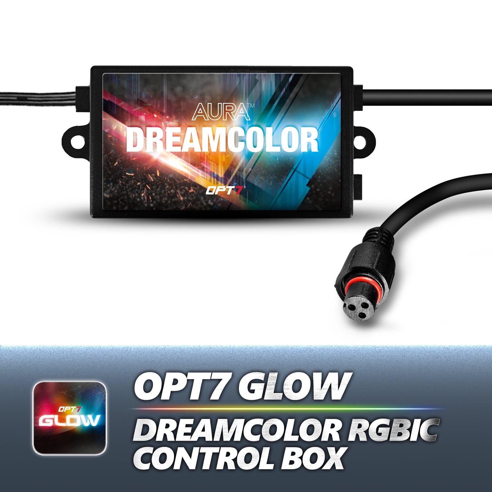 Dreamcolor Led Controller OPT7 GLOW DreamColor RGBIC Control Box for DreamColor Underglow – OPT7 ...
