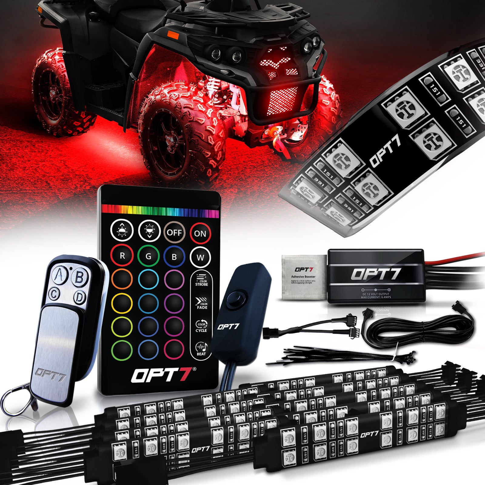 Utv Rally Light Setup AURA ATV-UTV Underbody Glow LED Lighting Kit Remote Control - Full Col ...