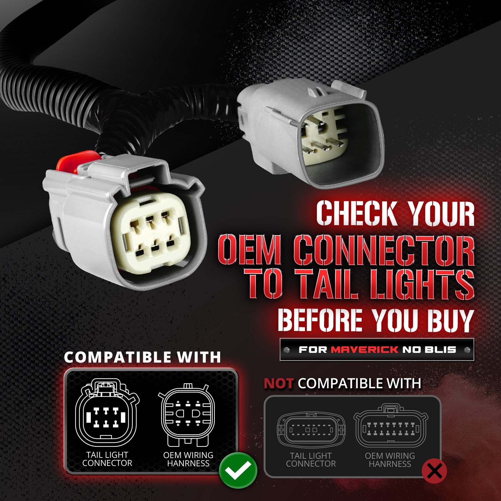 OPT7 Redline Easy Connect Harness for 2022-2024 Ford Maverick – OPT7 ...