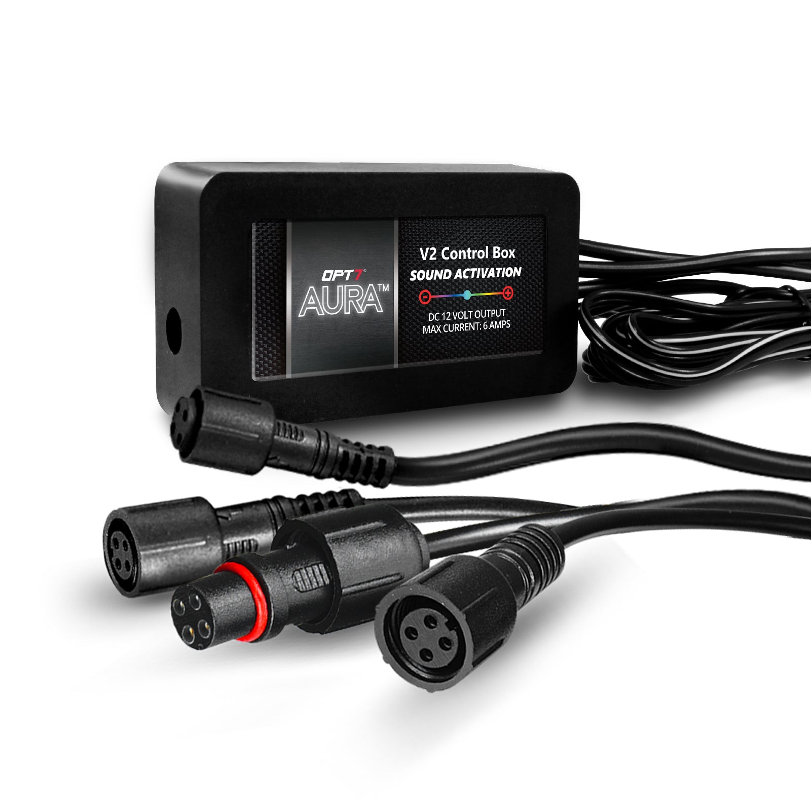 AURA Control Box with RGB 4 Pin Round Waterproof Connector – OPT7 ...