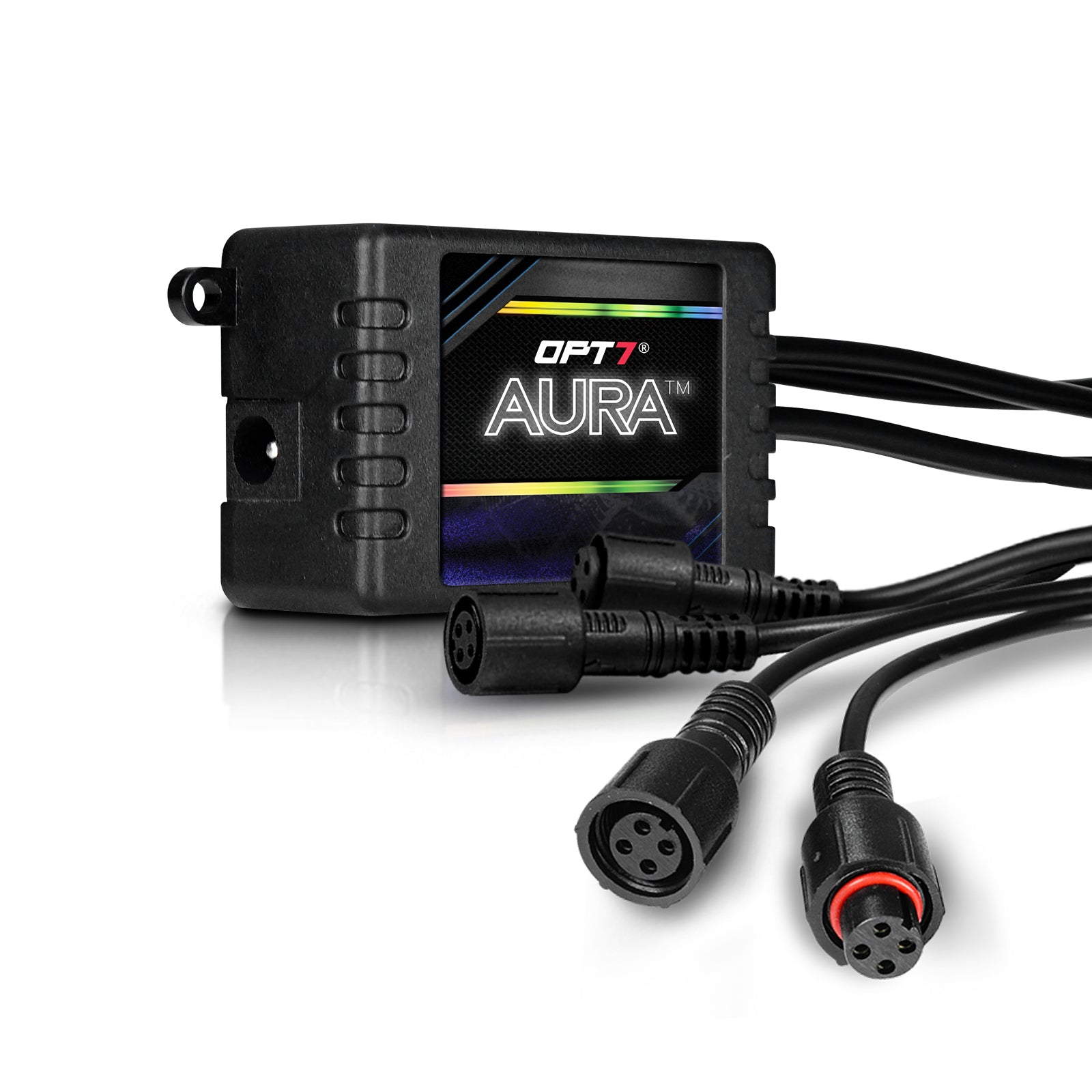AURA Control Box with RGB 4 Pin Round Waterproof Connector – OPT7 ...