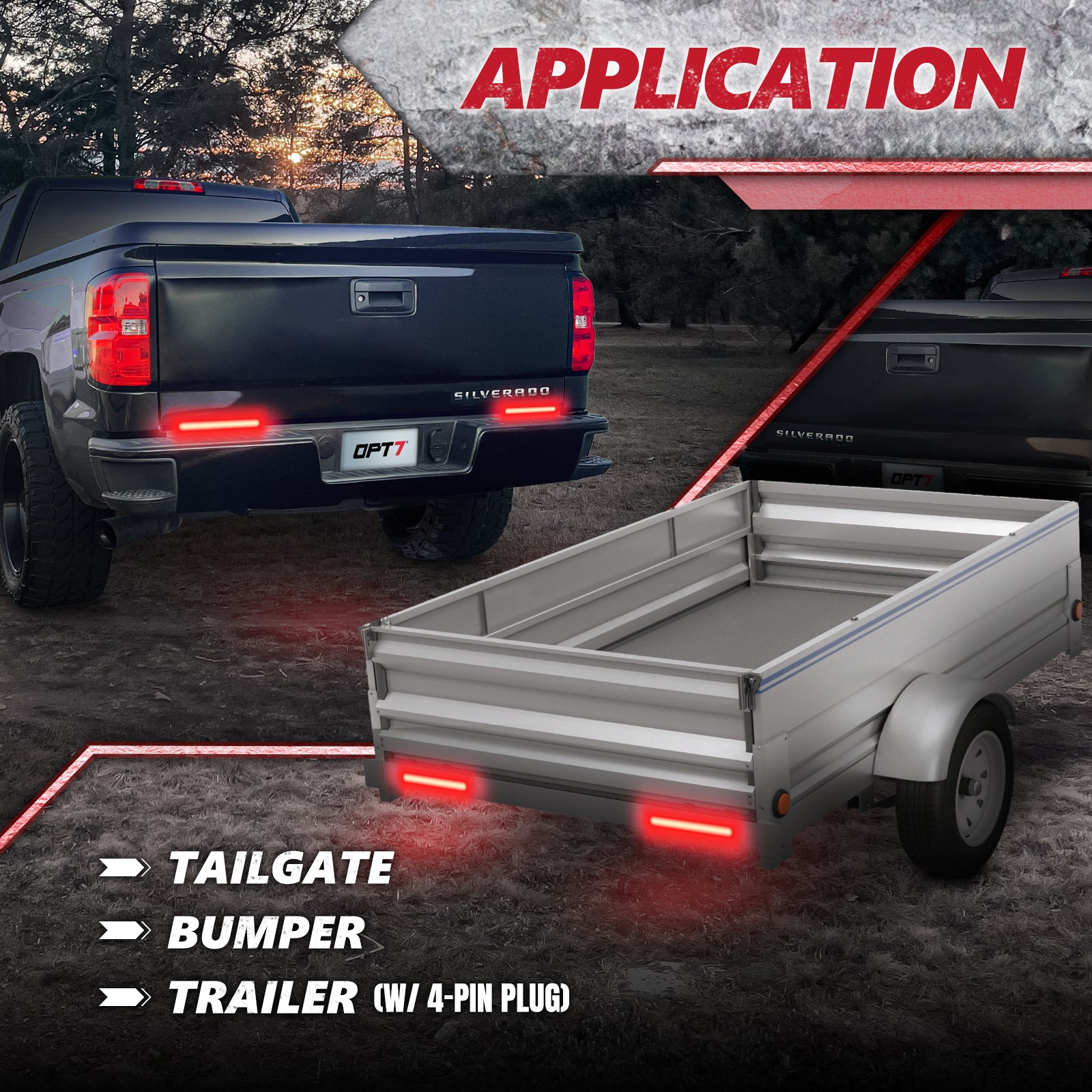 Custom Car Rear Light Bar OPT7 15