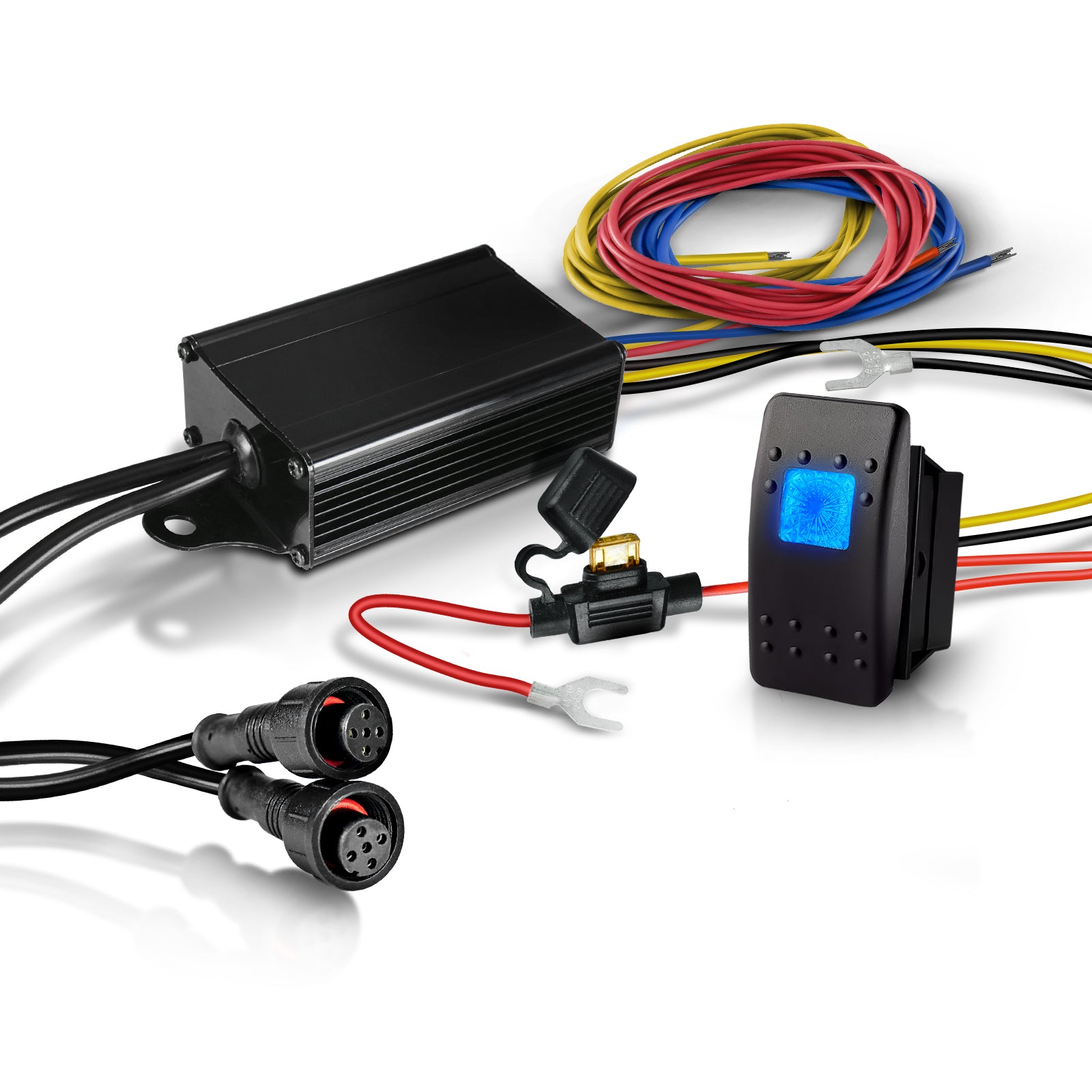 Indicator Light Control Box Sidekick Running Board Warning Light Bar Control Box – OPT7 Lighting Inc