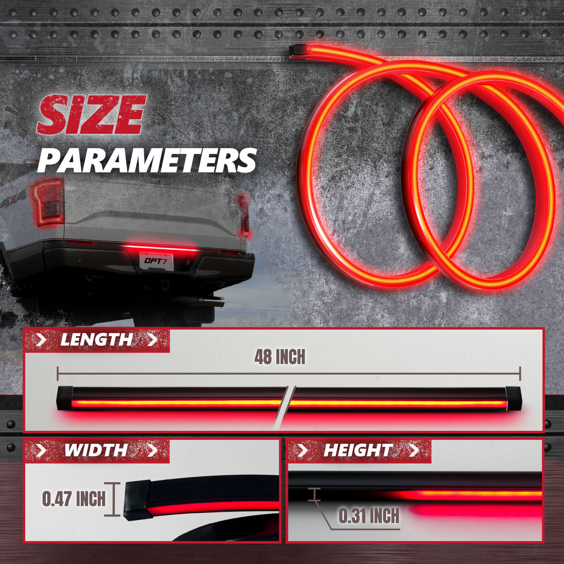 Led Brake Light Component OPT7 48