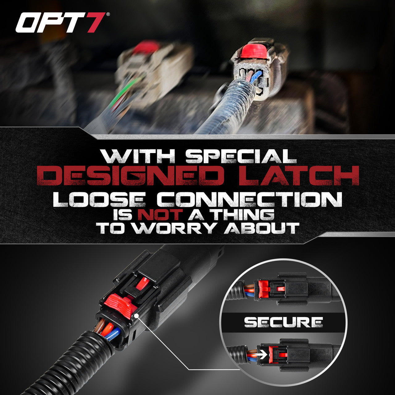 OPT7 Redline Easy Connect Harness for 20192021 Silverado Sierra 1500