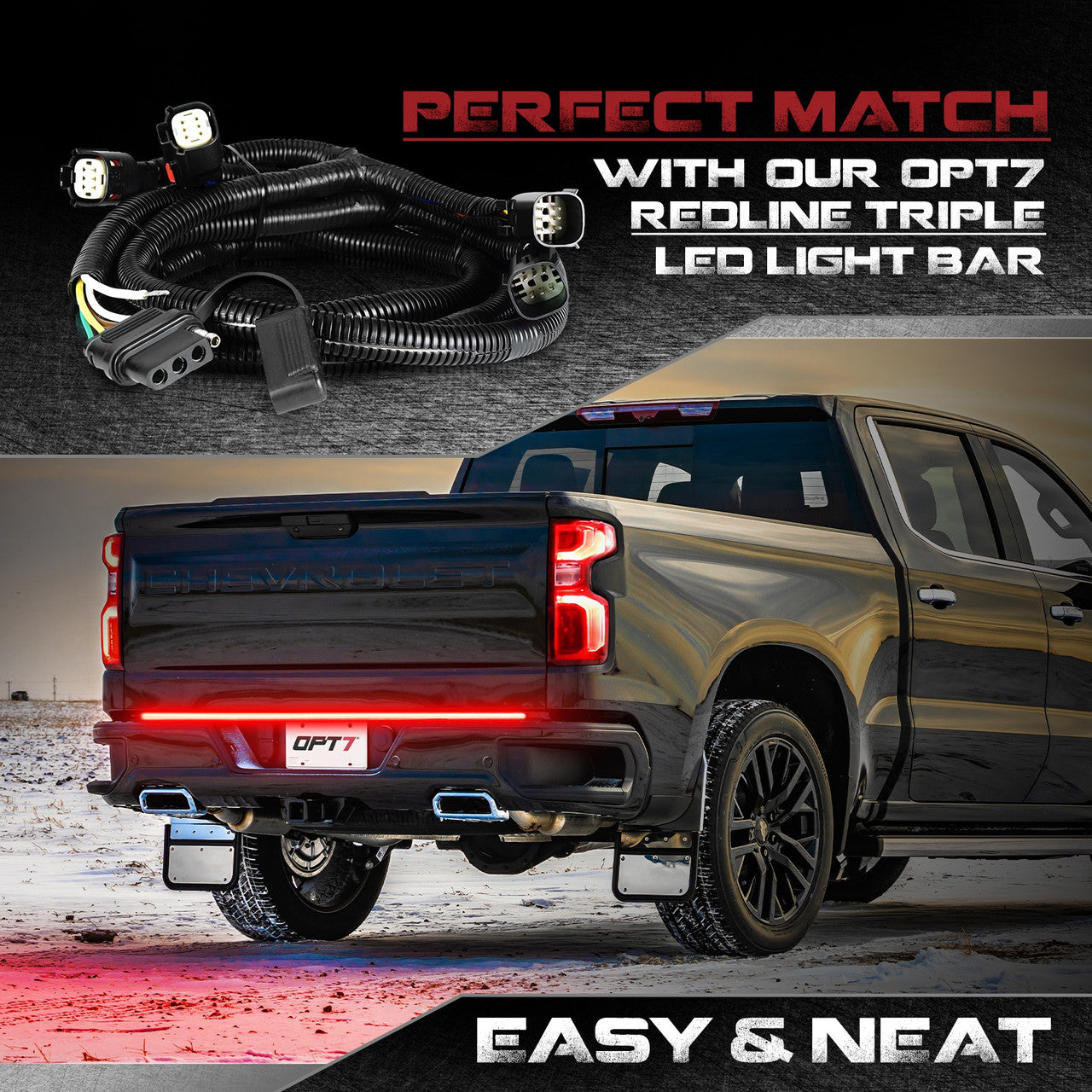 OPT7 Redline Easy Connect Harness for 2019-2021 Silverado- Sierra 1500 ...
