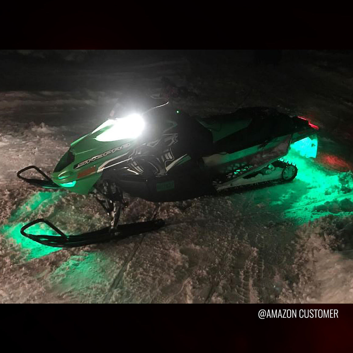 OPT7 Aura Aluminum LED Underglow Kit For Car With Remote Control, Exterior Neon Accent Under Glow Lights, Rigid Waterproof Strip Lights, Music Soundsync Mode, Multicolor RGB Light Bars