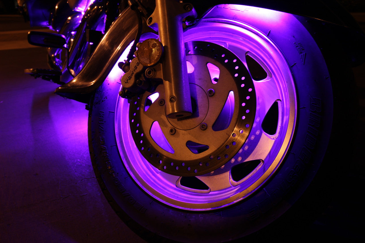 Angry Led Motorcycle Motorcycle Led Lights OPT7 Aura Motorcycle LED Accent Lighting Kit, RGB ...
