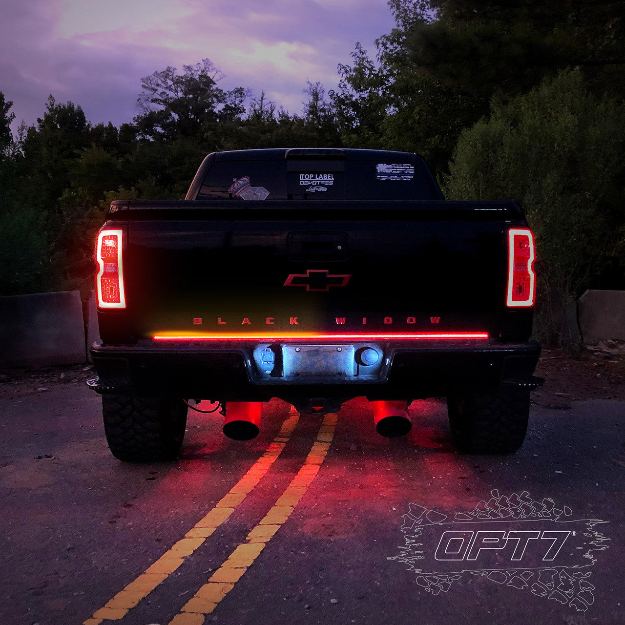 Redline Triple Row LED Tailgate Light Bar with Reverse Light, Brake Light &  Sequential Turn Signals